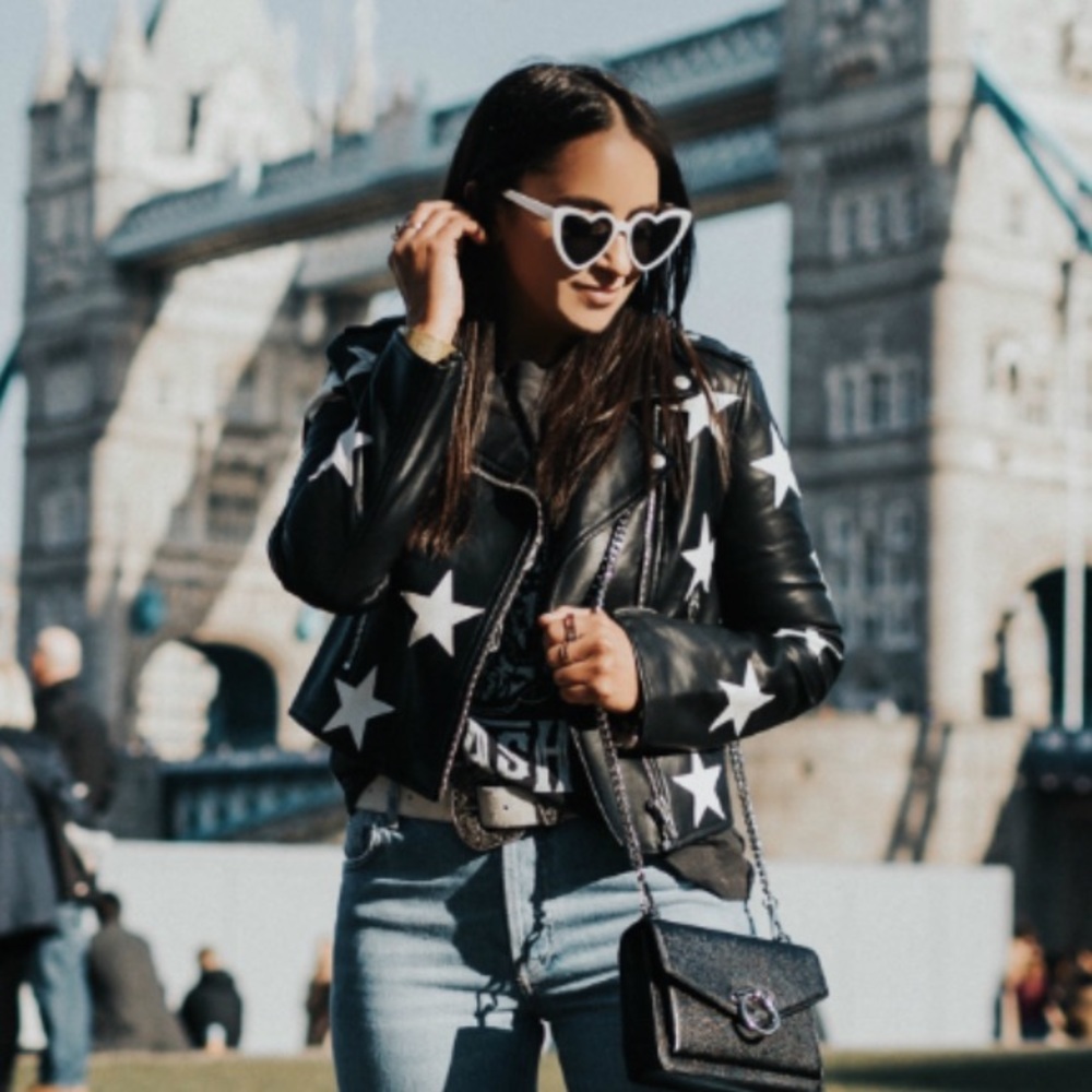 Star Vegan Leather Jacket - Picture 4 of 15